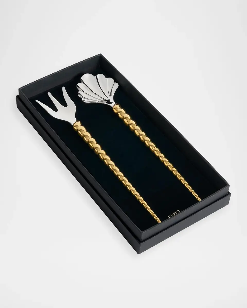 L'Objet 2-Piece Goldtone Stainless Steel Serving Set | Thumbnail 3 L'Objet 2-Piece Goldtone Stainless Steel Serving Set | Thumbnail 3