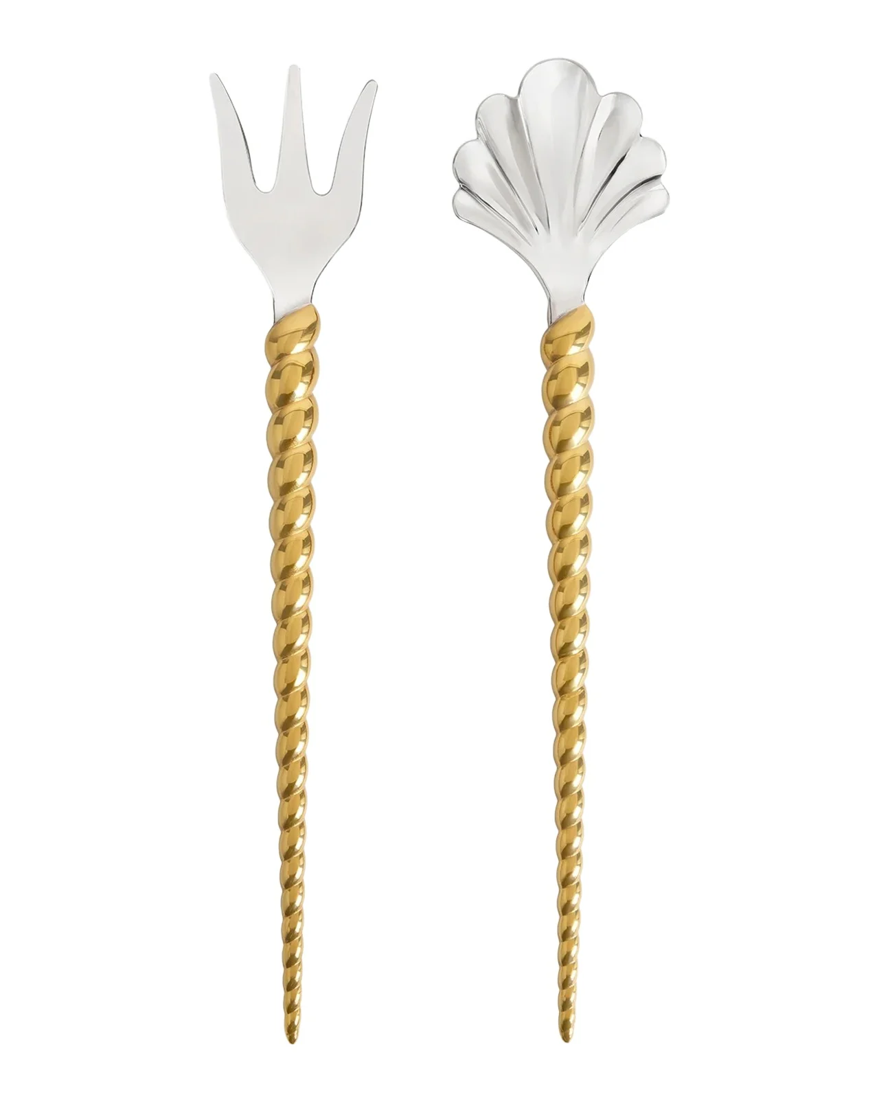 L'Objet 2-Piece Goldtone Stainless Steel Serving Set