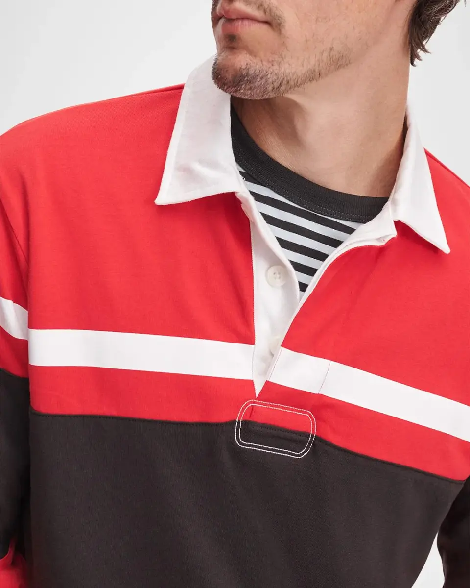 rag & bone Striped Cotton Rugby Shirt | Thumbnail 5 rag & bone Striped Cotton Rugby Shirt | Thumbnail 5