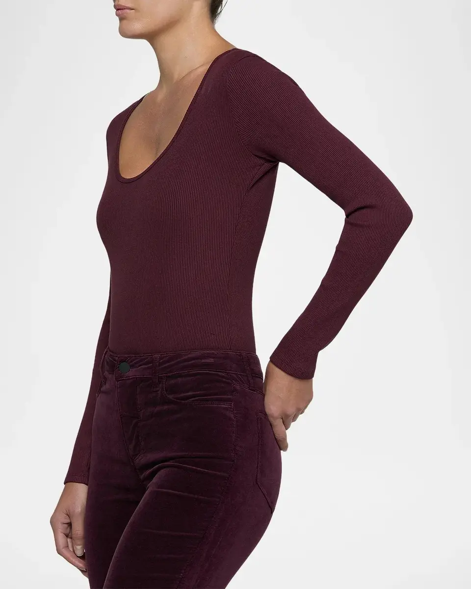 L'Agence Elara Long-Sleeve Bodysuit | Thumbnail 5 L'Agence Elara Long-Sleeve Bodysuit | Thumbnail 5