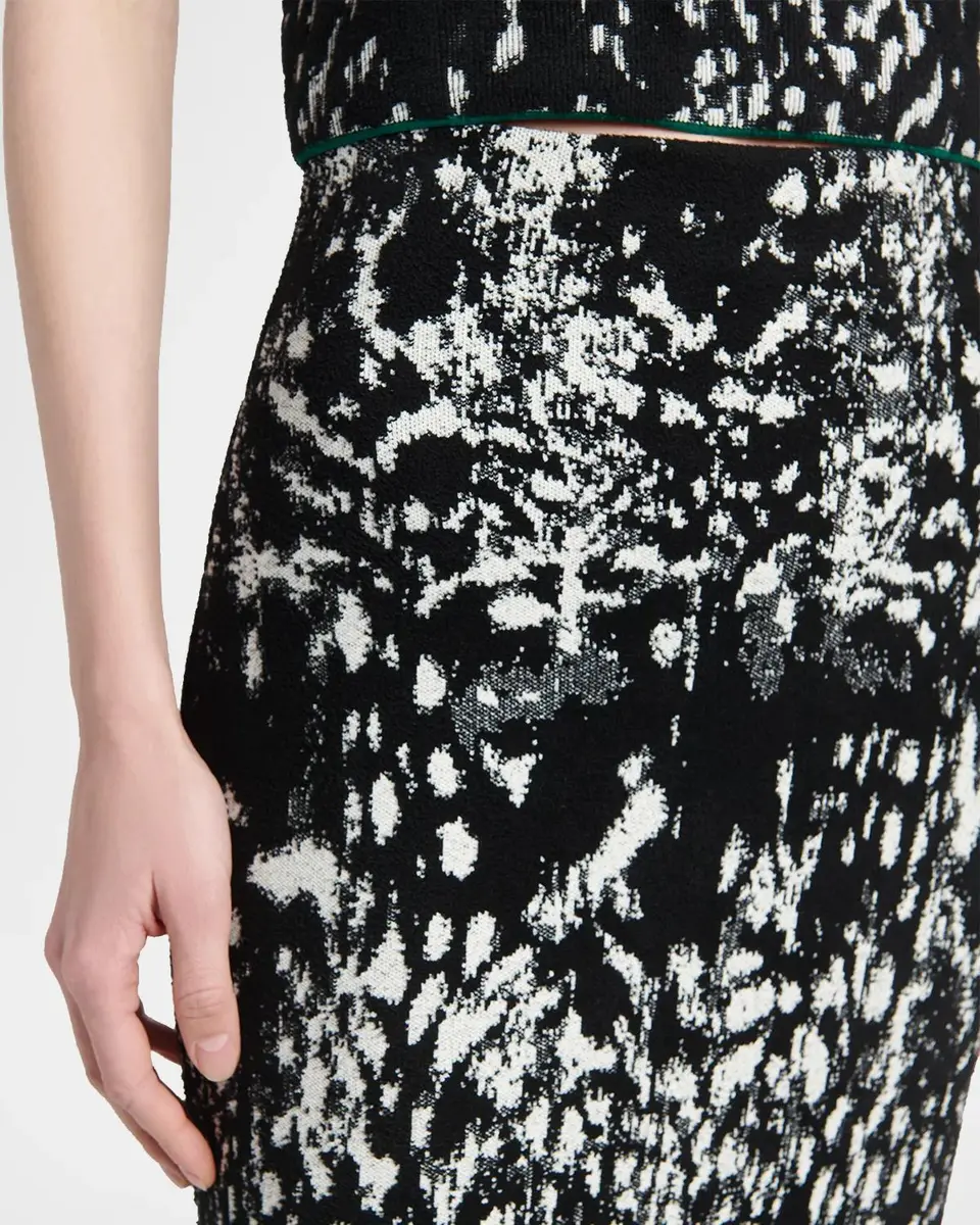 Tom Ford Lynx Jacquard Compact Velvet Knit Pencil Skirt | Thumbnail 5 Tom Ford Lynx Jacquard Compact Velvet Knit Pencil Skirt | Thumbnail 5