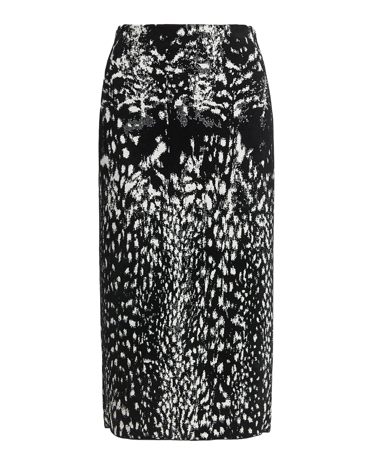 Tom Ford Lynx Jacquard Compact Velvet Knit Pencil Skirt