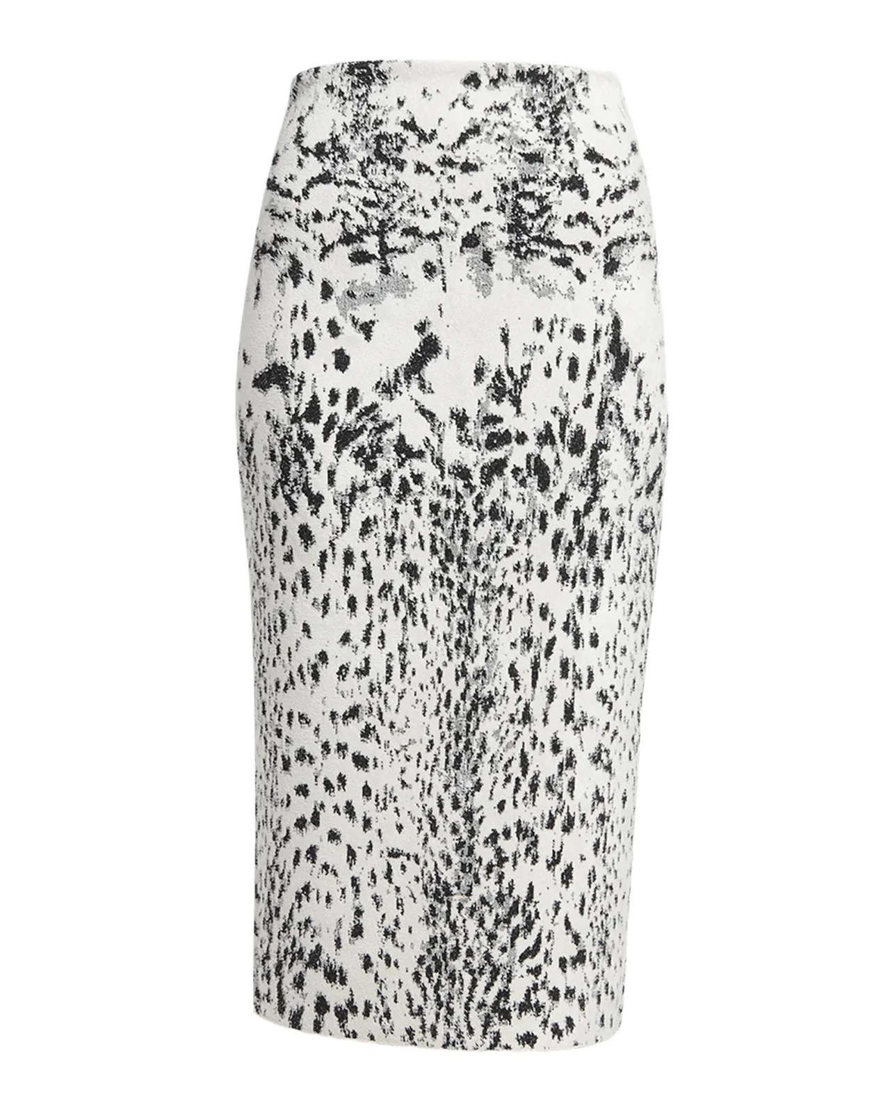 Tom Ford Lynx Jacquard Compact Velvet Knit Pencil Skirt