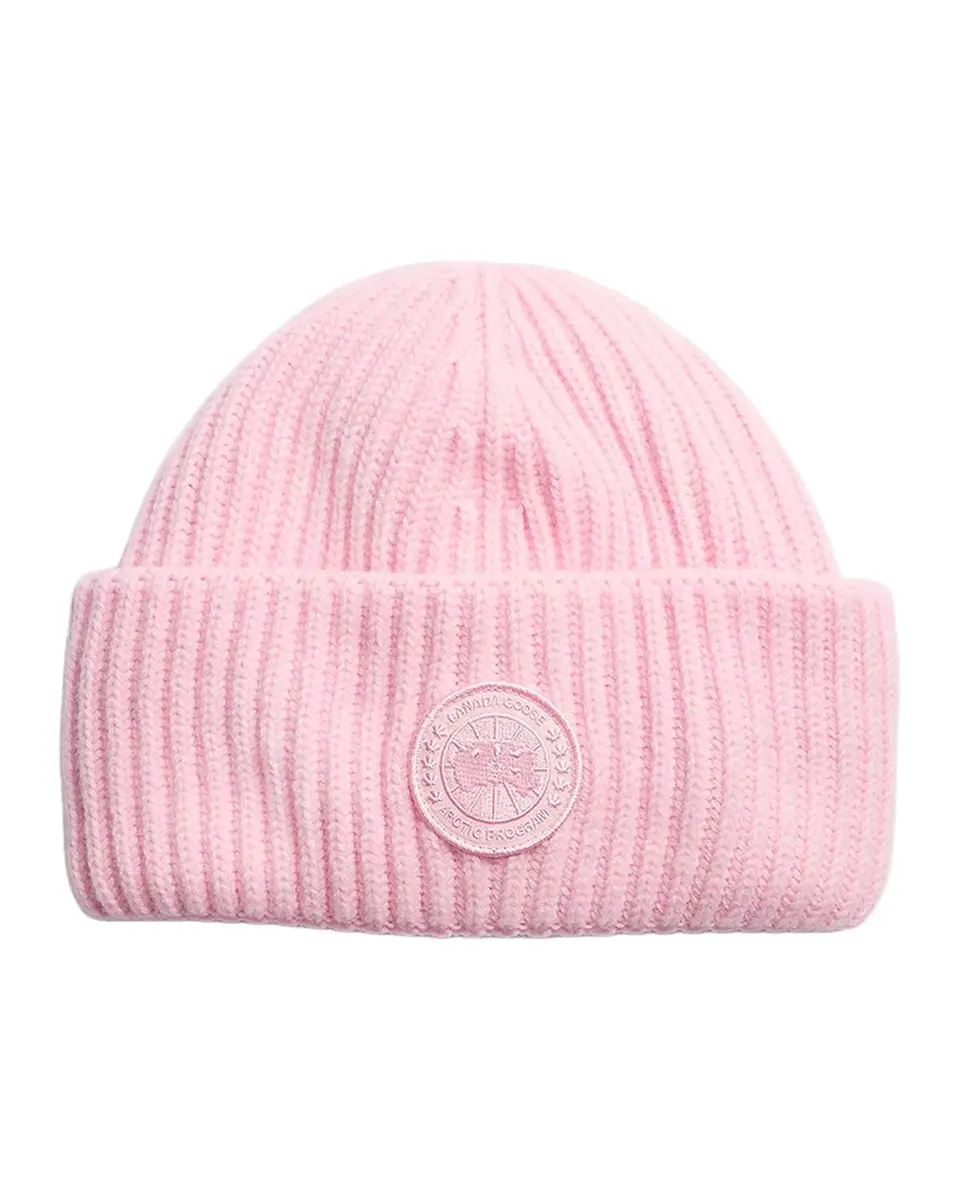 Canada Goose Men's Tonal Disc Wool-Cashmere Beanie | Thumbnail 3 Canada Goose Men's Tonal Disc Wool-Cashmere Beanie | Thumbnail 3