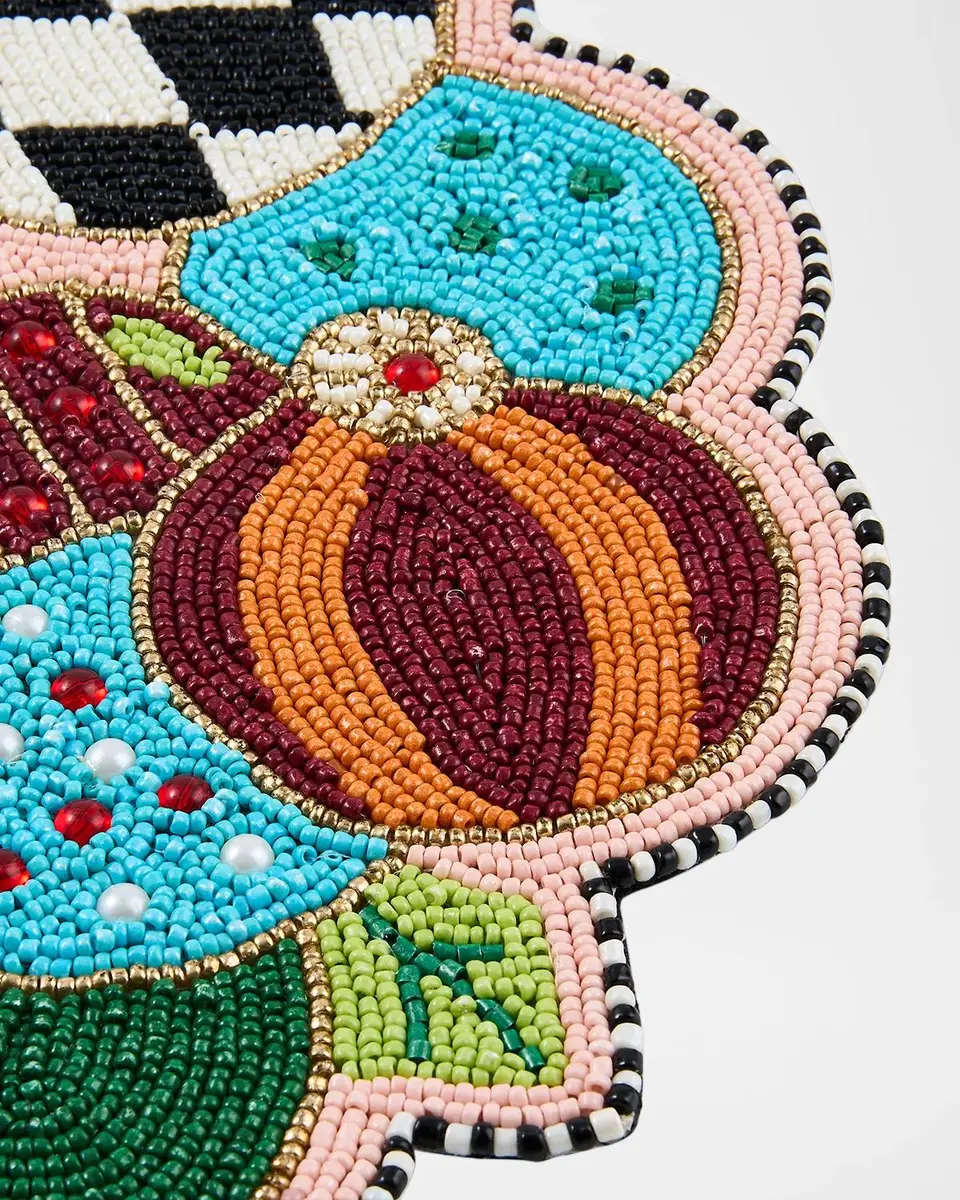 MacKenzie-Childs Confetti Jolly Ornaments Placemat | Thumbnail 2