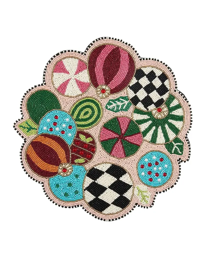 Confetti Jolly Ornaments Placemat Confetti Jolly Ornaments Placemat