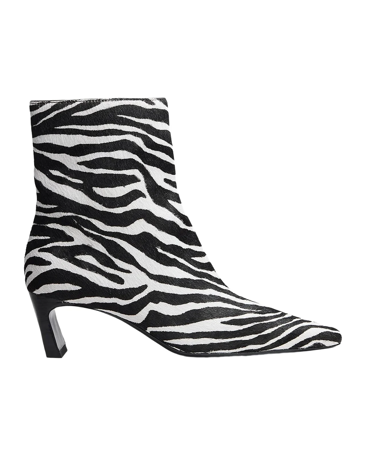 55mm Kai Zebra Calf Hair Ankle Boots 55mm Kai Zebra Calf Hair Ankle Boots