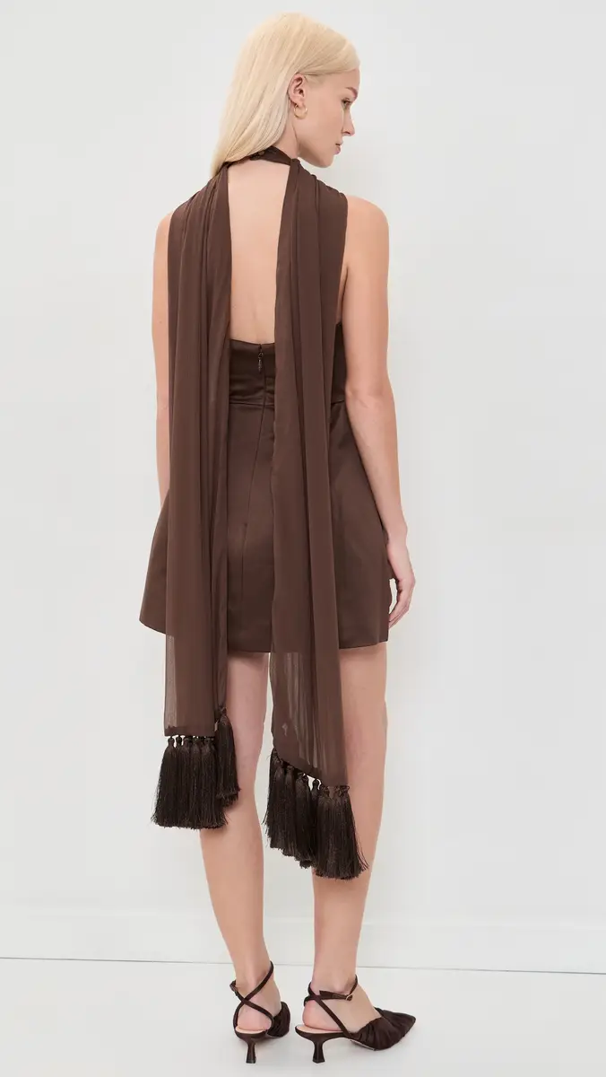 Couper Hazel Chocolate Dress | Thumbnail 4