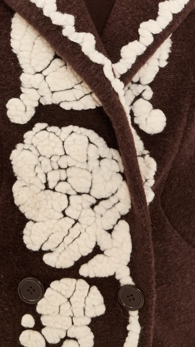 Farm Rio Flowers Brown Coat | Thumbnail 6 Farm Rio Flowers Brown Coat | Thumbnail 6