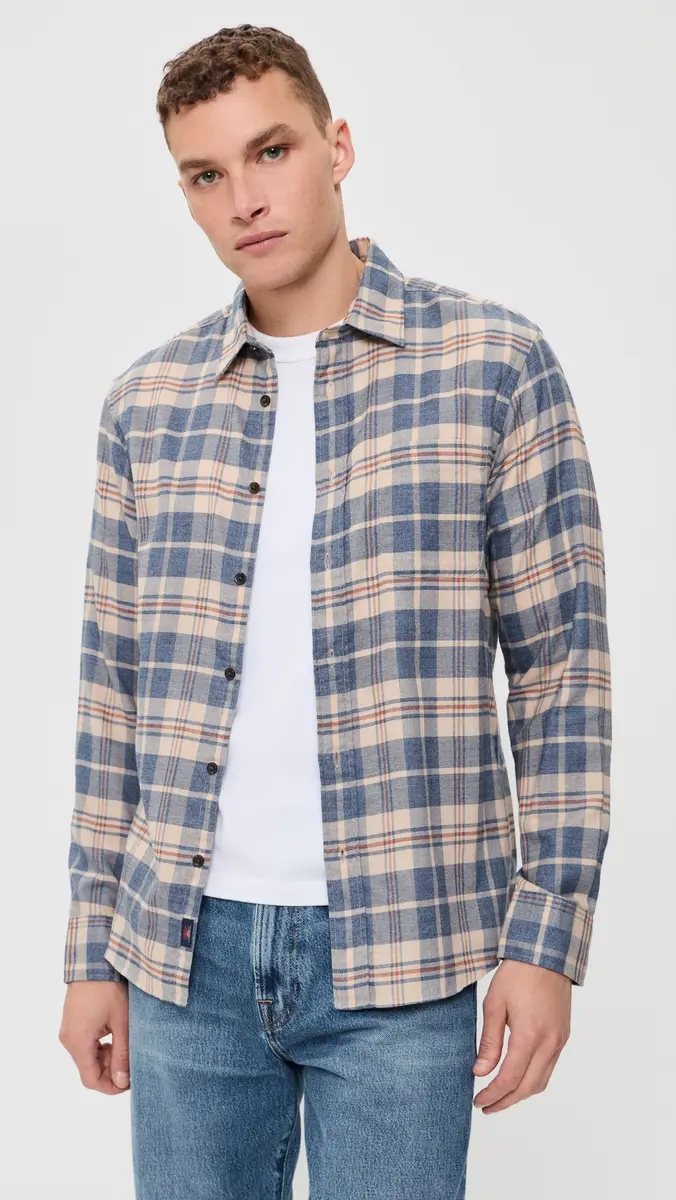 Faherty Timberline Brushed Twill Shirt | Thumbnail 2