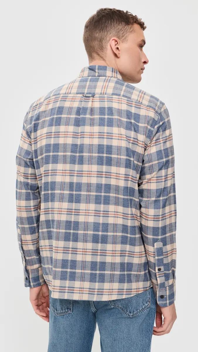 Faherty Timberline Brushed Twill Shirt | Thumbnail 3