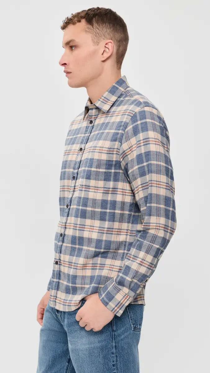 Faherty Timberline Brushed Twill Shirt | Thumbnail 4