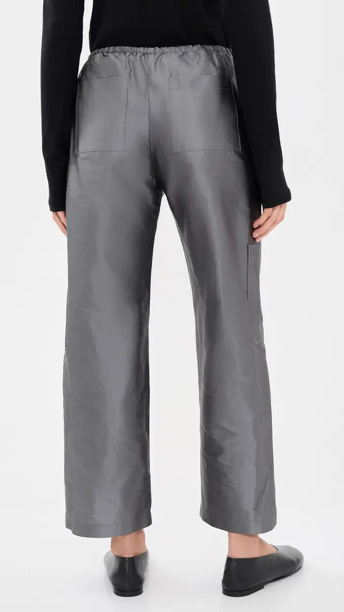 DONNI. DONNI. The Taffeta Drawstring Cargo Pants | Thumbnail 3