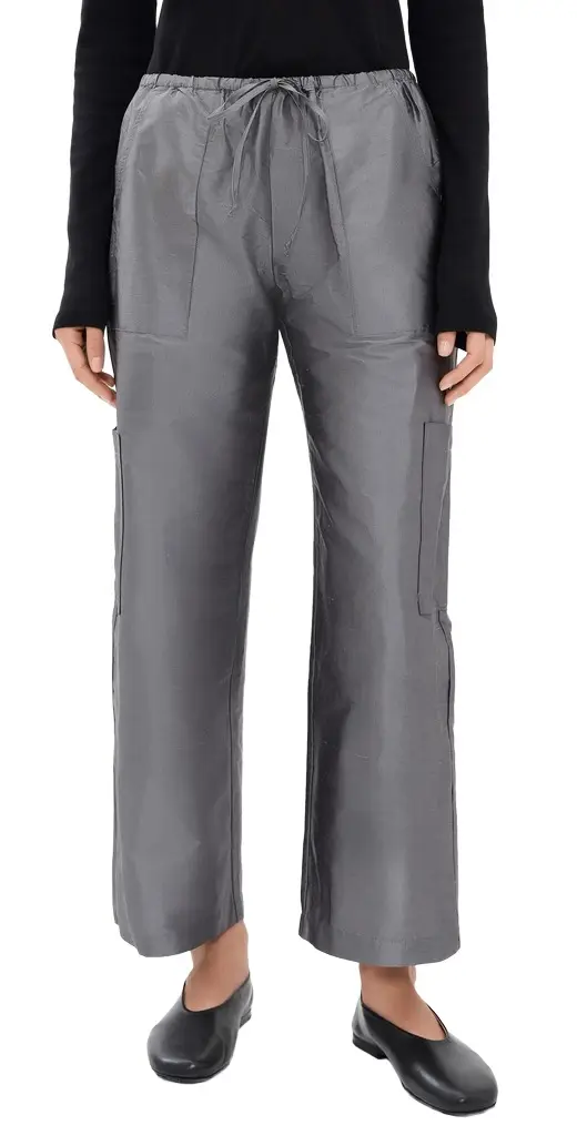 DONNI. DONNI. The Taffeta Drawstring Cargo Pants