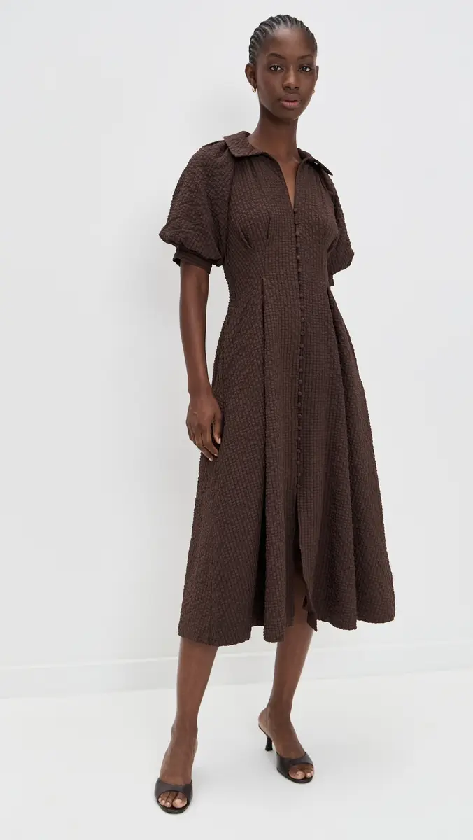 English Factory Shirt Midi Dress | Thumbnail 2 English Factory Shirt Midi Dress | Thumbnail 2