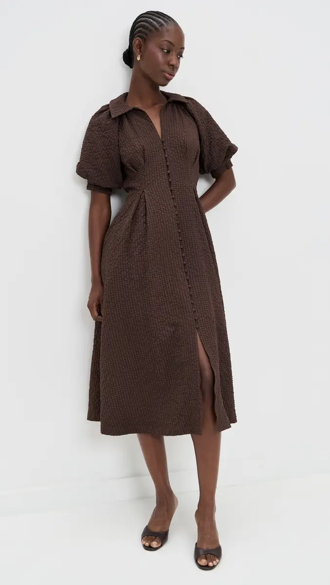 English Factory Shirt Midi Dress | Thumbnail 5 English Factory Shirt Midi Dress | Thumbnail 5