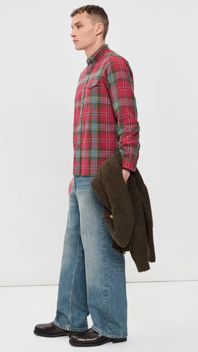 Polo Ralph Lauren Brushed Oxford Bleecker Plaid Sport Shirt | Thumbnail 4 Polo Ralph Lauren Brushed Oxford Bleecker Plaid Sport Shirt | Thumbnail 4