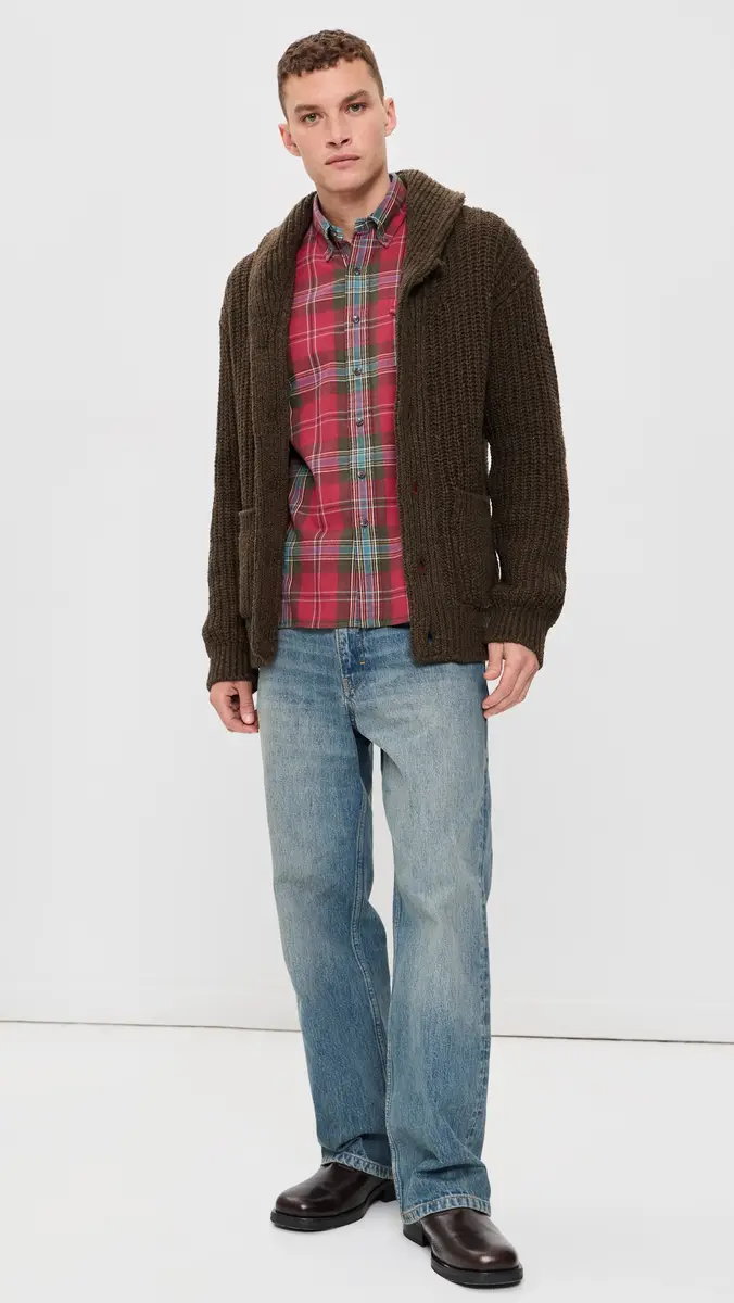 Polo Ralph Lauren Brushed Oxford Bleecker Plaid Sport Shirt | Thumbnail 5 Polo Ralph Lauren Brushed Oxford Bleecker Plaid Sport Shirt | Thumbnail 5