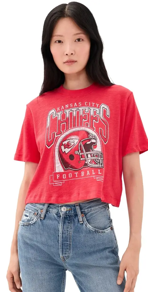 Chiefs Helmut Mock Crop Tee