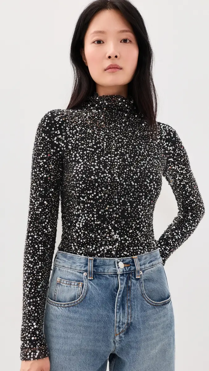 ISABEL MARANT ÉTOILE Lou Sequin Top | Thumbnail 2 ISABEL MARANT ÉTOILE Lou Sequin Top | Thumbnail 2