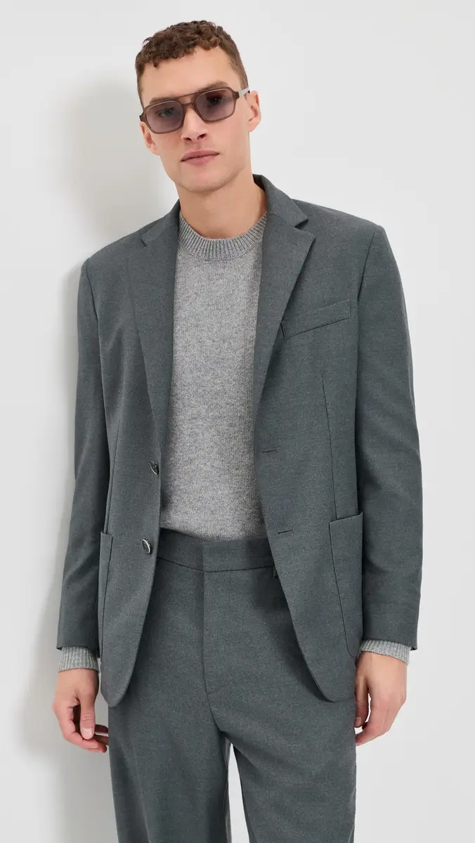 Barena Venezia Borgo Flan Brushed Wool Blazer | Thumbnail 2 Barena Venezia Borgo Flan Brushed Wool Blazer | Thumbnail 2