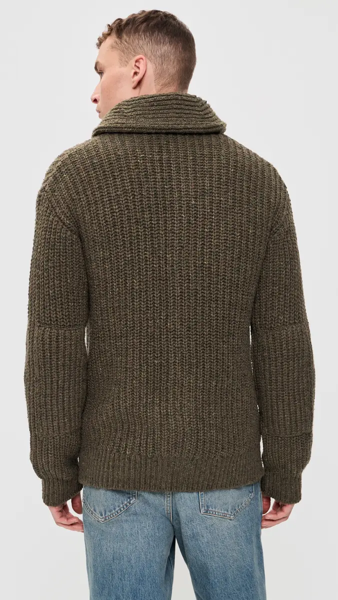 Polo Ralph Lauren Wool Blend Textured Shawl Cardigan | Thumbnail 3