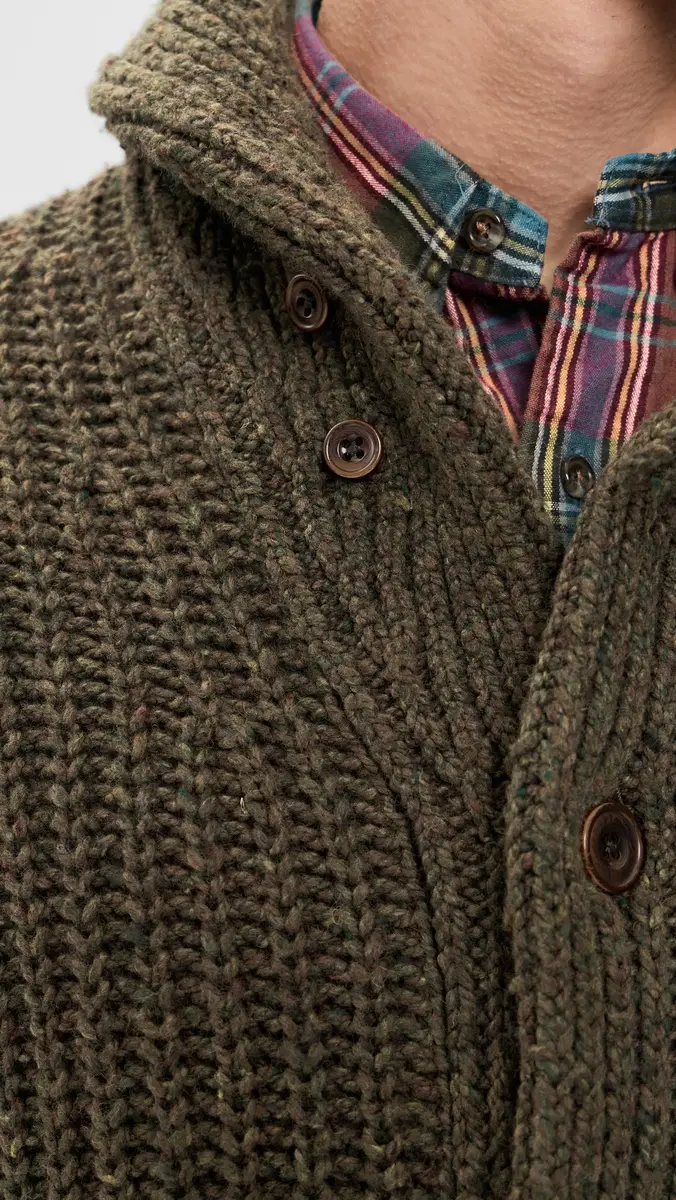 Polo Ralph Lauren Wool Blend Textured Shawl Cardigan | Thumbnail 6