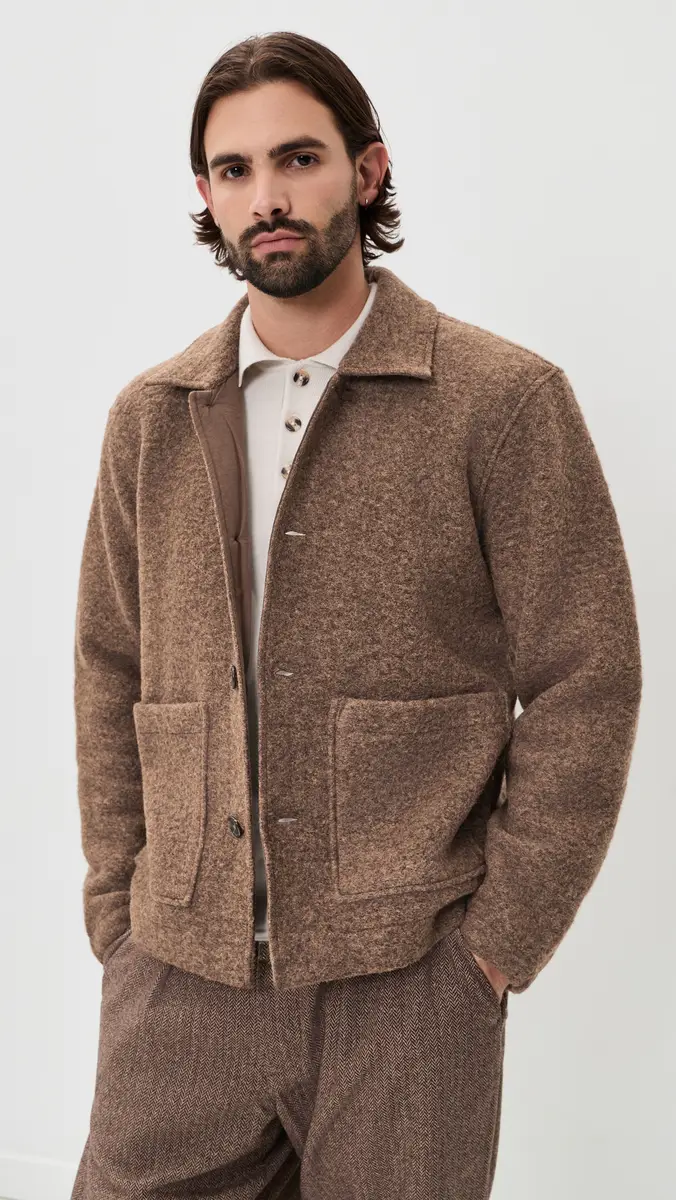 UNIVERSAL WORKS Wool Fleece Rams Jacket | Thumbnail 2
