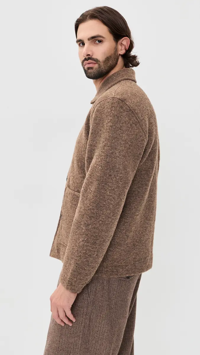 UNIVERSAL WORKS Wool Fleece Rams Jacket | Thumbnail 4