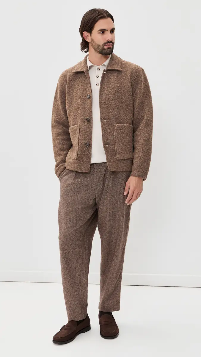 UNIVERSAL WORKS Wool Fleece Rams Jacket | Thumbnail 5