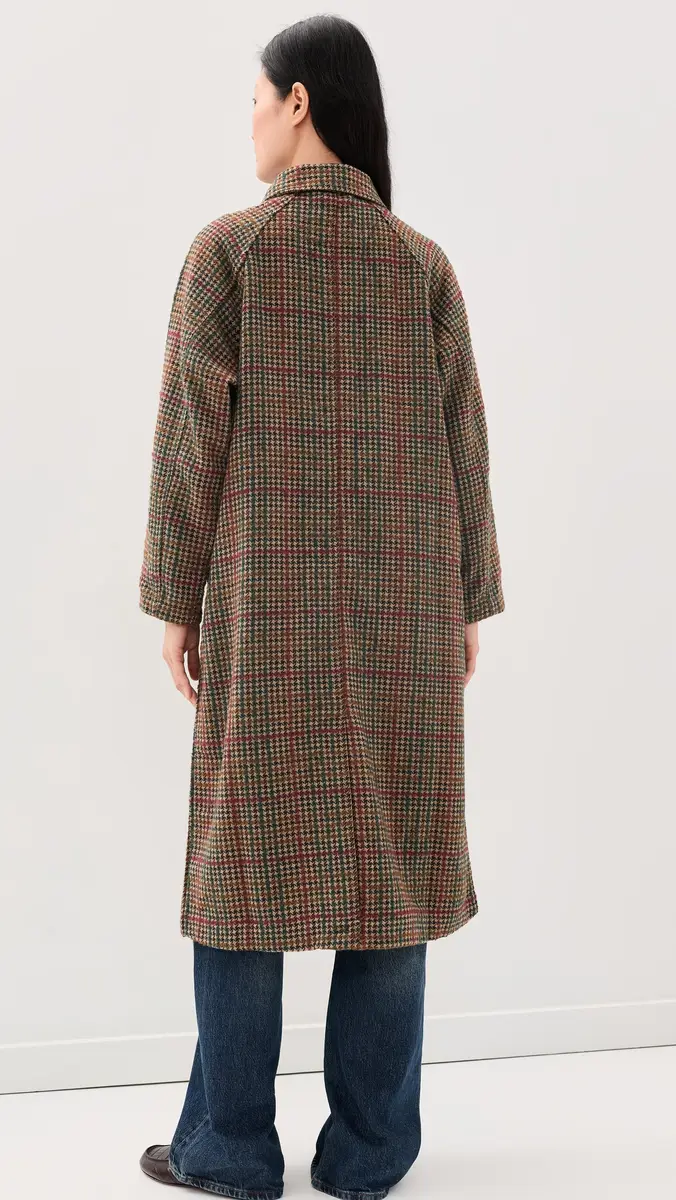 Marine Layer Hayes Houndstooth Trench Coat | Thumbnail 3 Marine Layer Hayes Houndstooth Trench Coat | Thumbnail 3