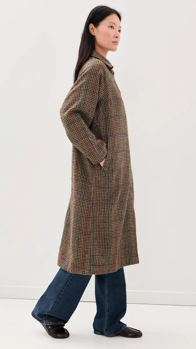 Marine Layer Hayes Houndstooth Trench Coat | Thumbnail 4 Marine Layer Hayes Houndstooth Trench Coat | Thumbnail 4