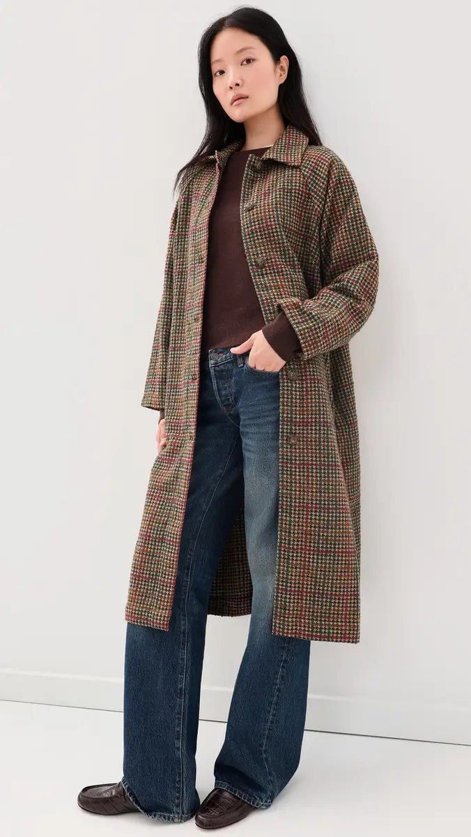 Marine Layer Hayes Houndstooth Trench Coat | Thumbnail 5 Marine Layer Hayes Houndstooth Trench Coat | Thumbnail 5