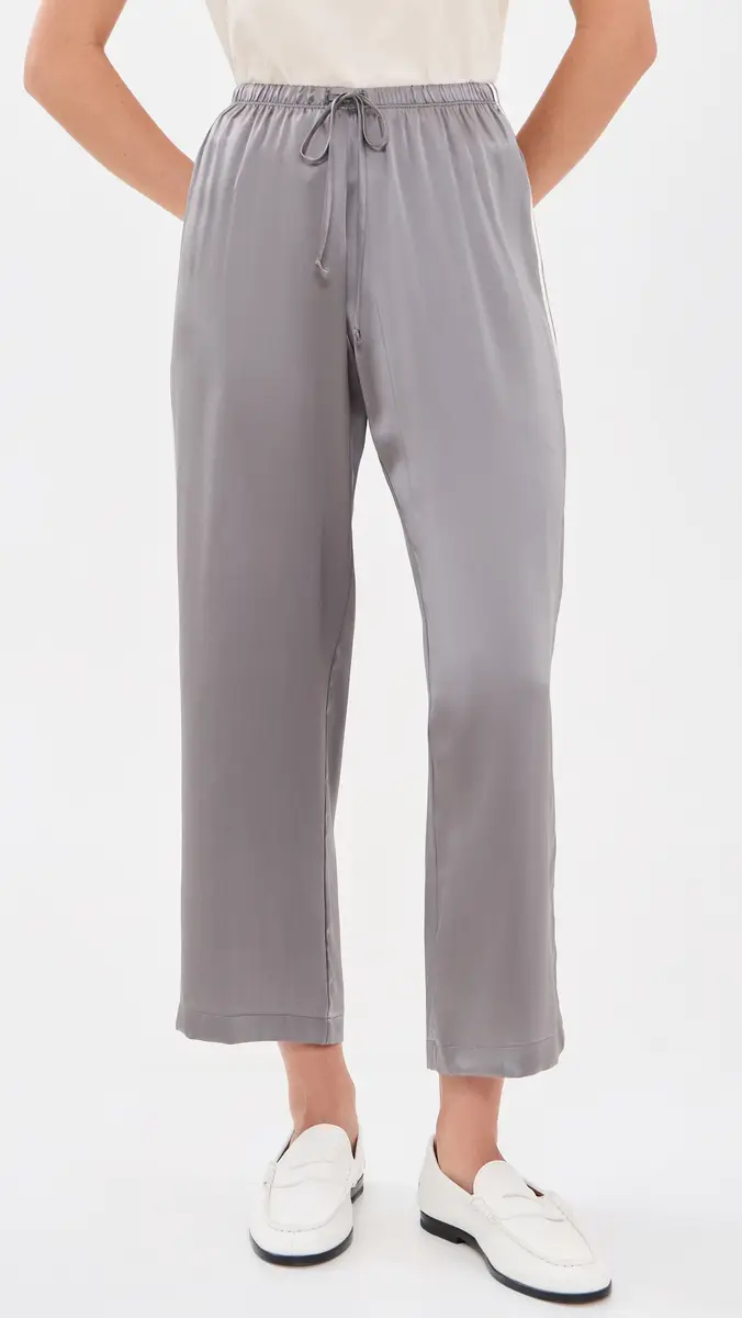 DONNI. DONNI. The Silk Stripe Crop Pants | Thumbnail 2