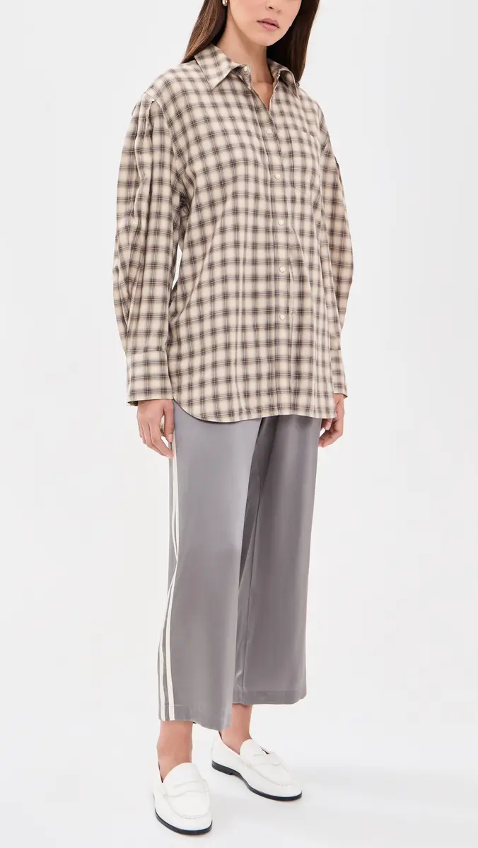 DONNI. DONNI. The Silk Stripe Crop Pants | Thumbnail 5