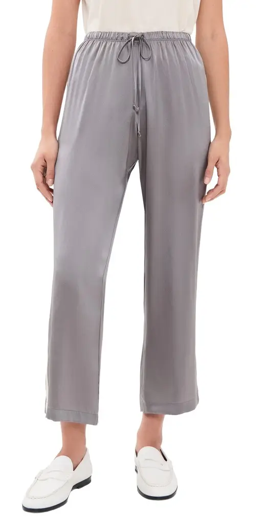 DONNI. DONNI. The Silk Stripe Crop Pants