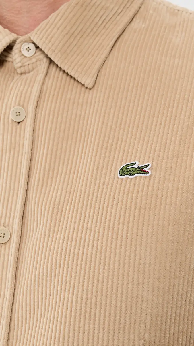 Lacoste Corduroy Button Down Shirt | Thumbnail 6 Lacoste Corduroy Button Down Shirt | Thumbnail 6