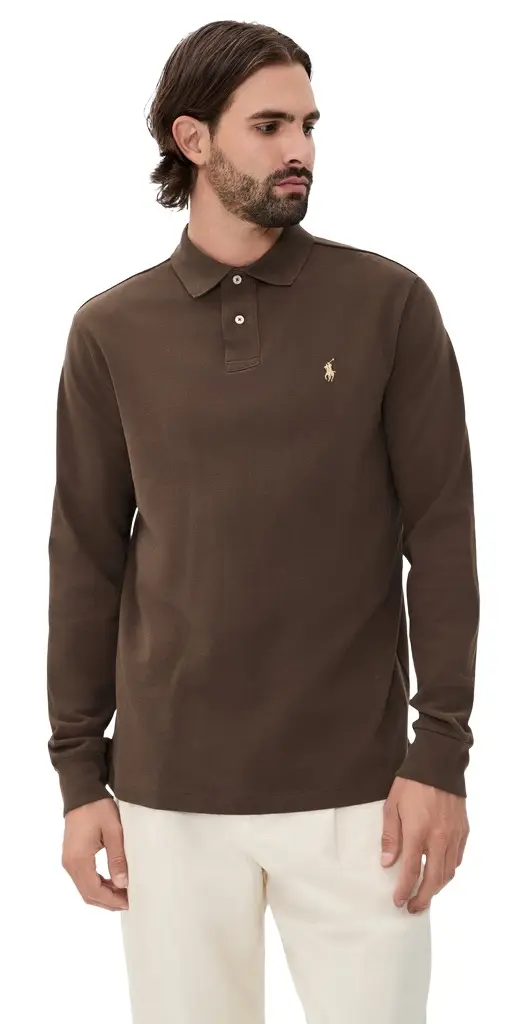 Classic Fit Long Sleeve Polo Classic Fit Long Sleeve Polo