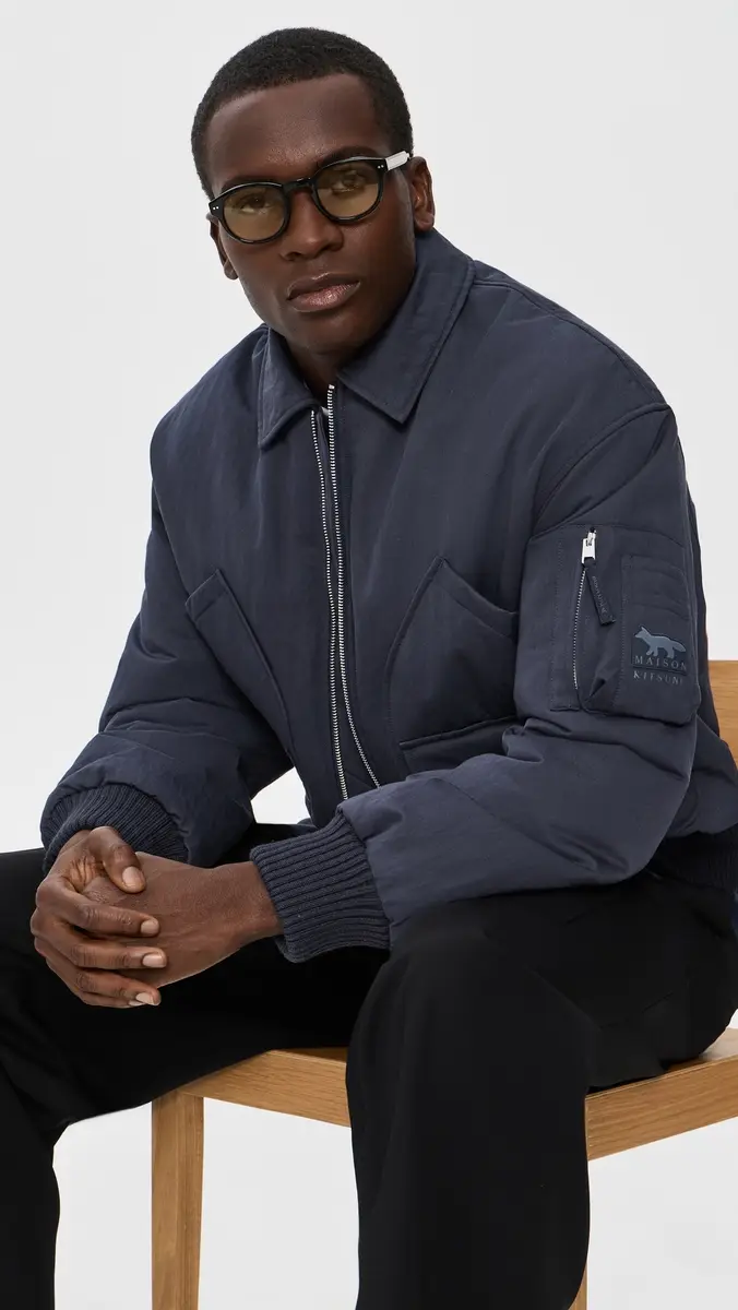 Maison Kitsuné Bomber Jacket | Thumbnail 2 Maison Kitsuné Bomber Jacket | Thumbnail 2