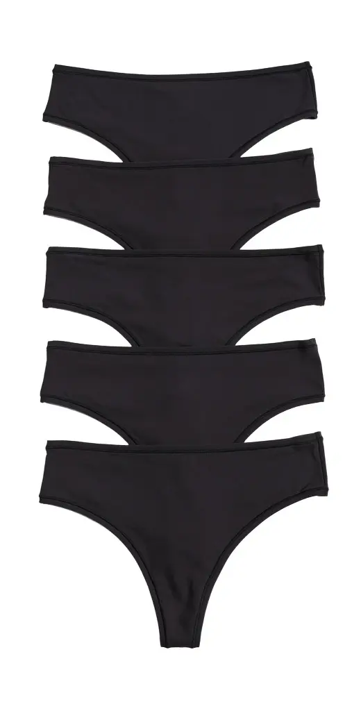 Skims Fits Everybody Thong Panties 5 Pack