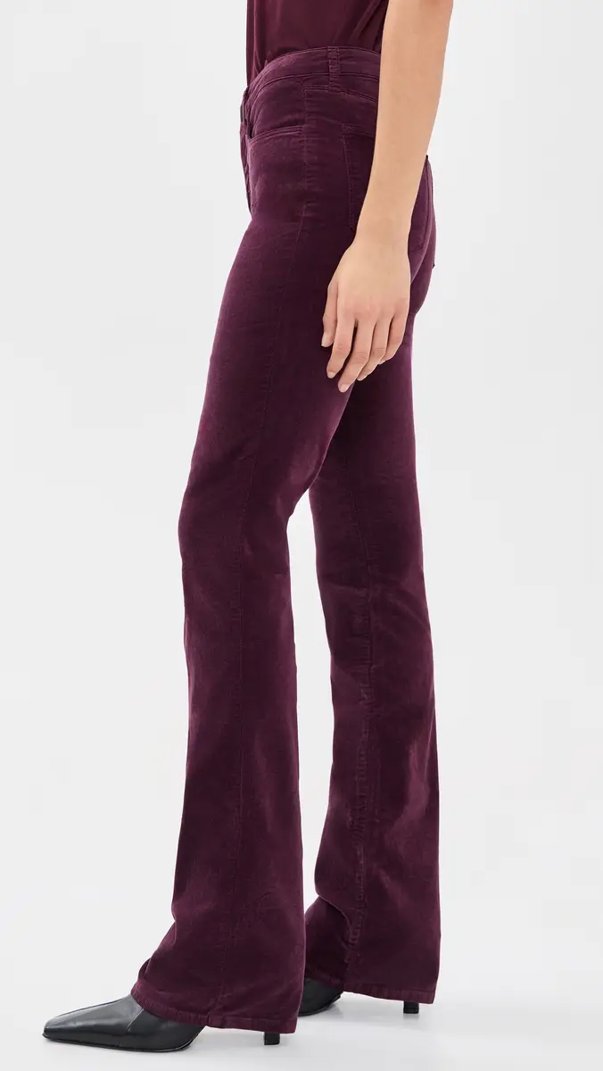 L'Agence Stevie Straight Velvet Jeans | Thumbnail 4 L'Agence Stevie Straight Velvet Jeans | Thumbnail 4
