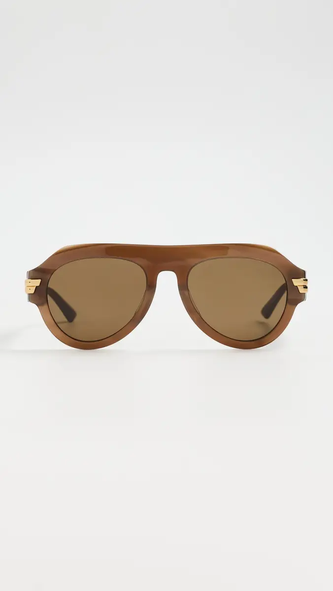 Bottega Veneta Mitre Aviator Sunglasses | Thumbnail 2 Bottega Veneta Mitre Aviator Sunglasses | Thumbnail 2
