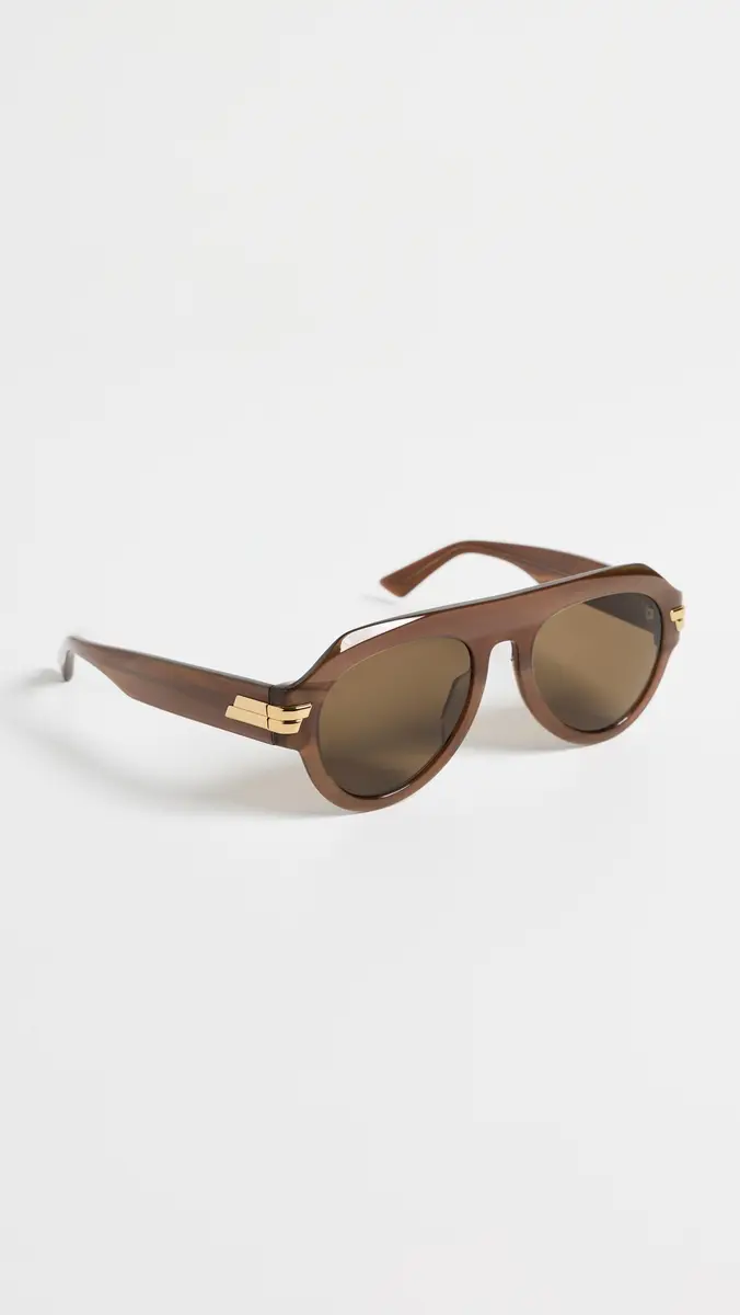 Bottega Veneta Mitre Aviator Sunglasses | Thumbnail 4 Bottega Veneta Mitre Aviator Sunglasses | Thumbnail 4