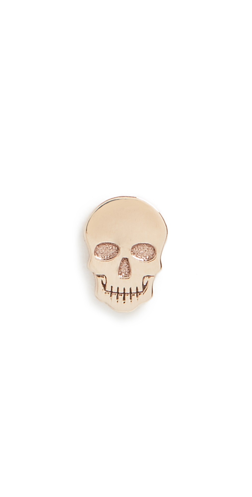 14k Gold Single Itty Bitty Skull Stud 14k Gold Single Itty Bitty Skull Stud