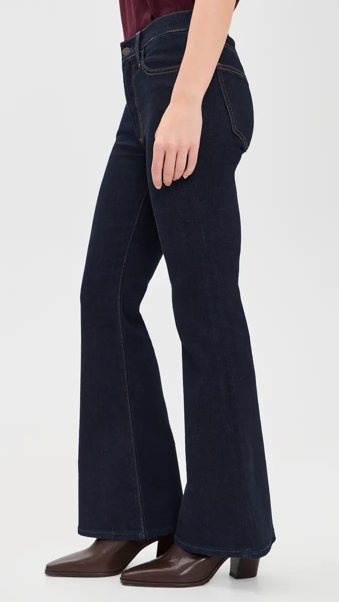 Pistola Kinsley Petite Mid Rise Ultra Flare Jeans | Thumbnail 4 Pistola Kinsley Petite Mid Rise Ultra Flare Jeans | Thumbnail 4
