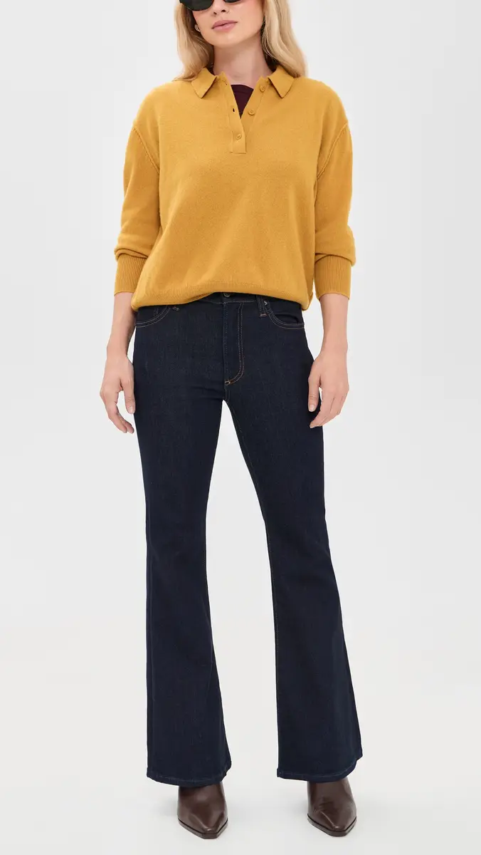 Pistola Kinsley Petite Mid Rise Ultra Flare Jeans | Thumbnail 5 Pistola Kinsley Petite Mid Rise Ultra Flare Jeans | Thumbnail 5