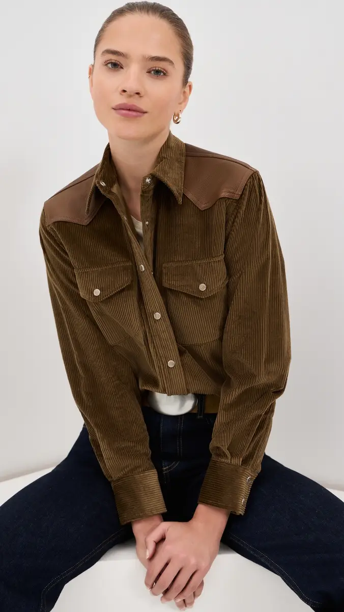 TWP Cowboy Take Me Away Corduroy Shirt | Thumbnail 2 TWP Cowboy Take Me Away Corduroy Shirt | Thumbnail 2
