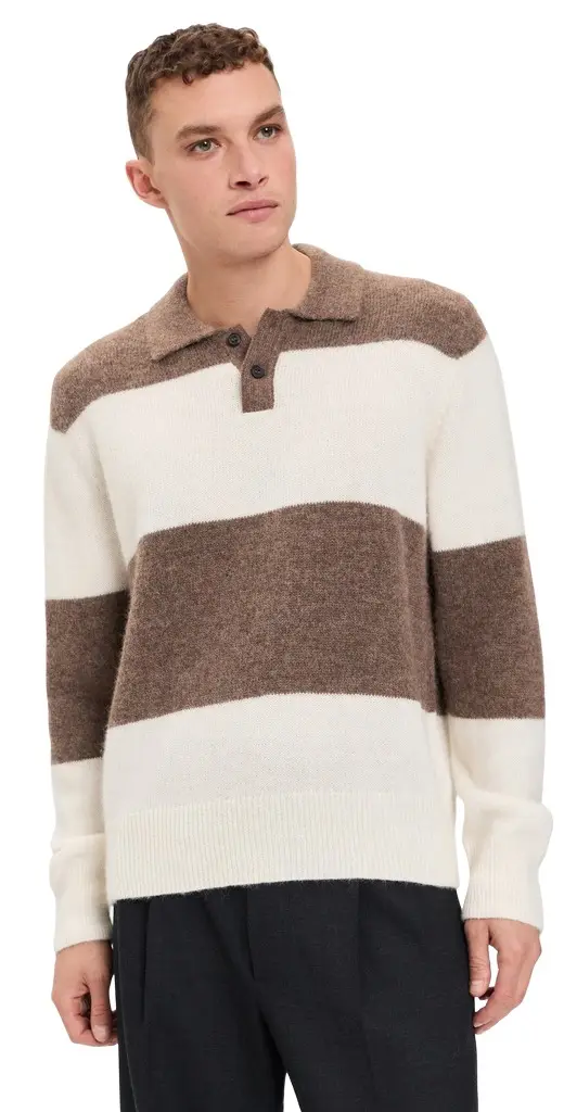 Corridor Brushed Knit Rugby Sweater