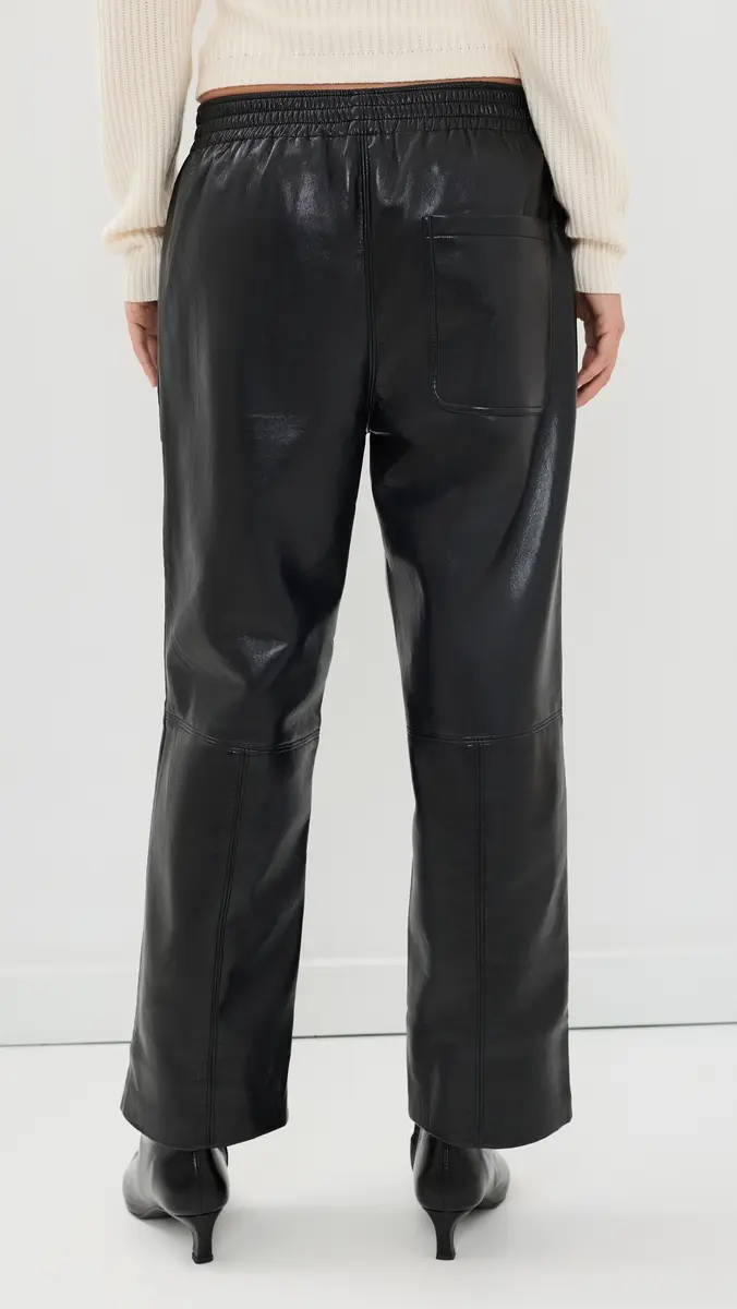 Anine Bing Billy Recycled Leather Pants | Thumbnail 3 Anine Bing Billy Recycled Leather Pants | Thumbnail 3