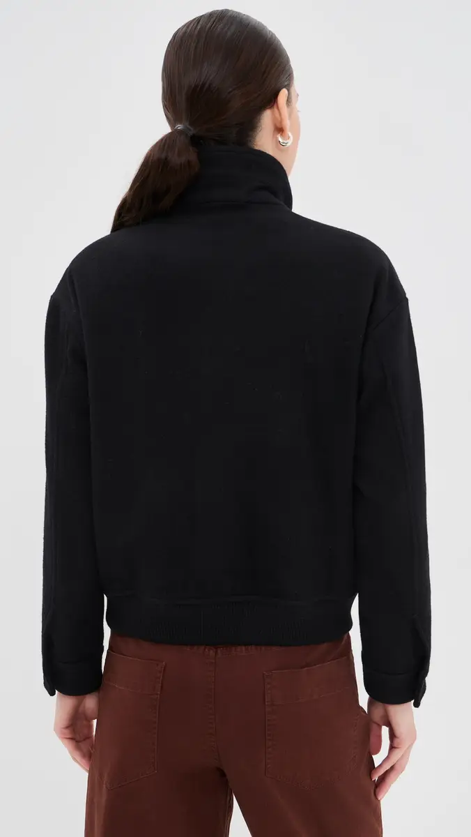 Nili Lotan Belleville Wool Bomber Jacket | Thumbnail 3 Nili Lotan Belleville Wool Bomber Jacket | Thumbnail 3
